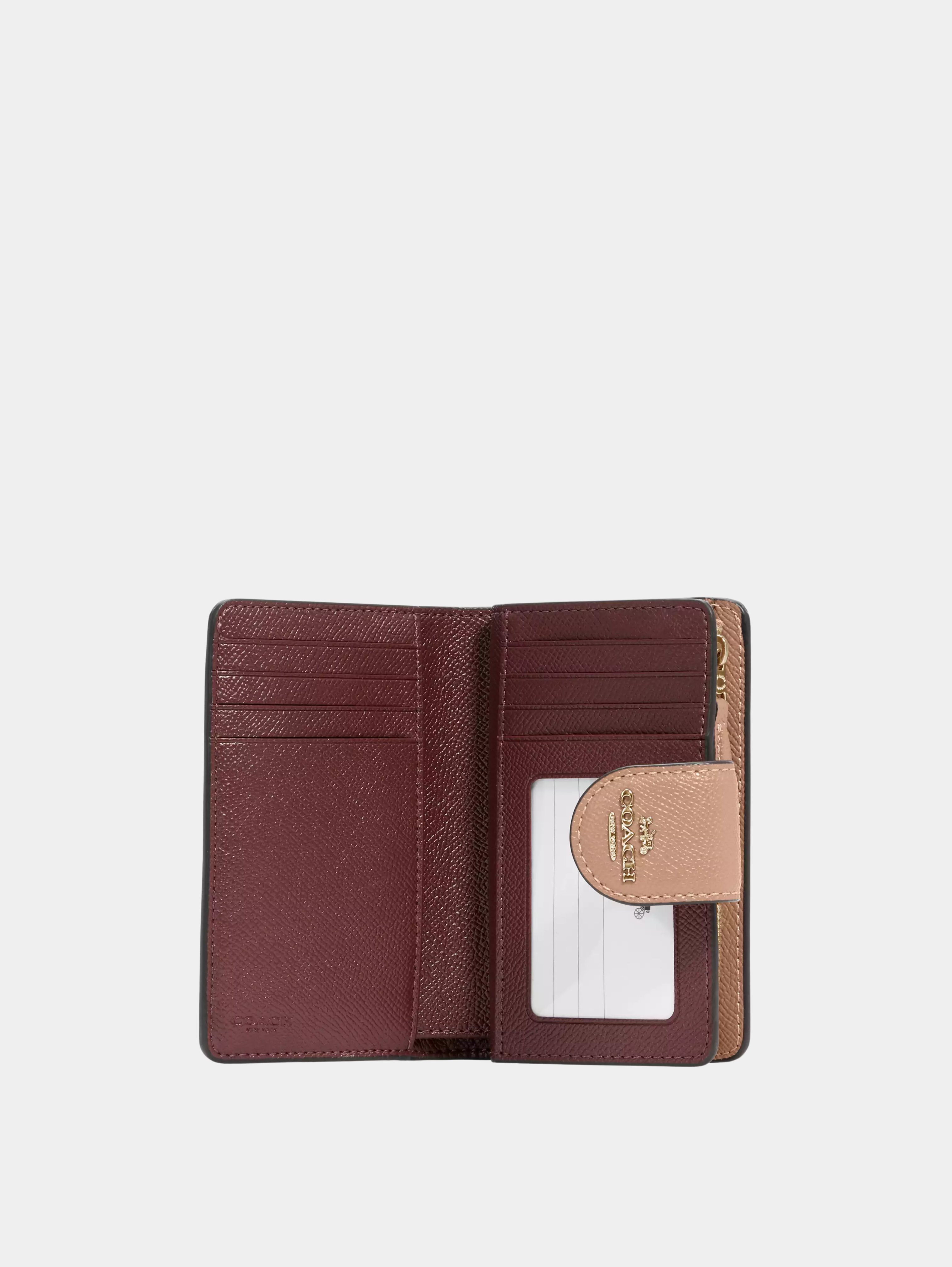 Medium Corner Zip Wallet In Signature Canvas