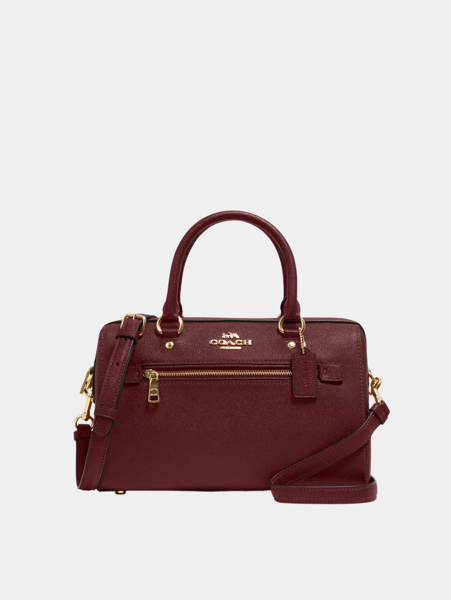 Bolso satchel Rowan en lona de firma