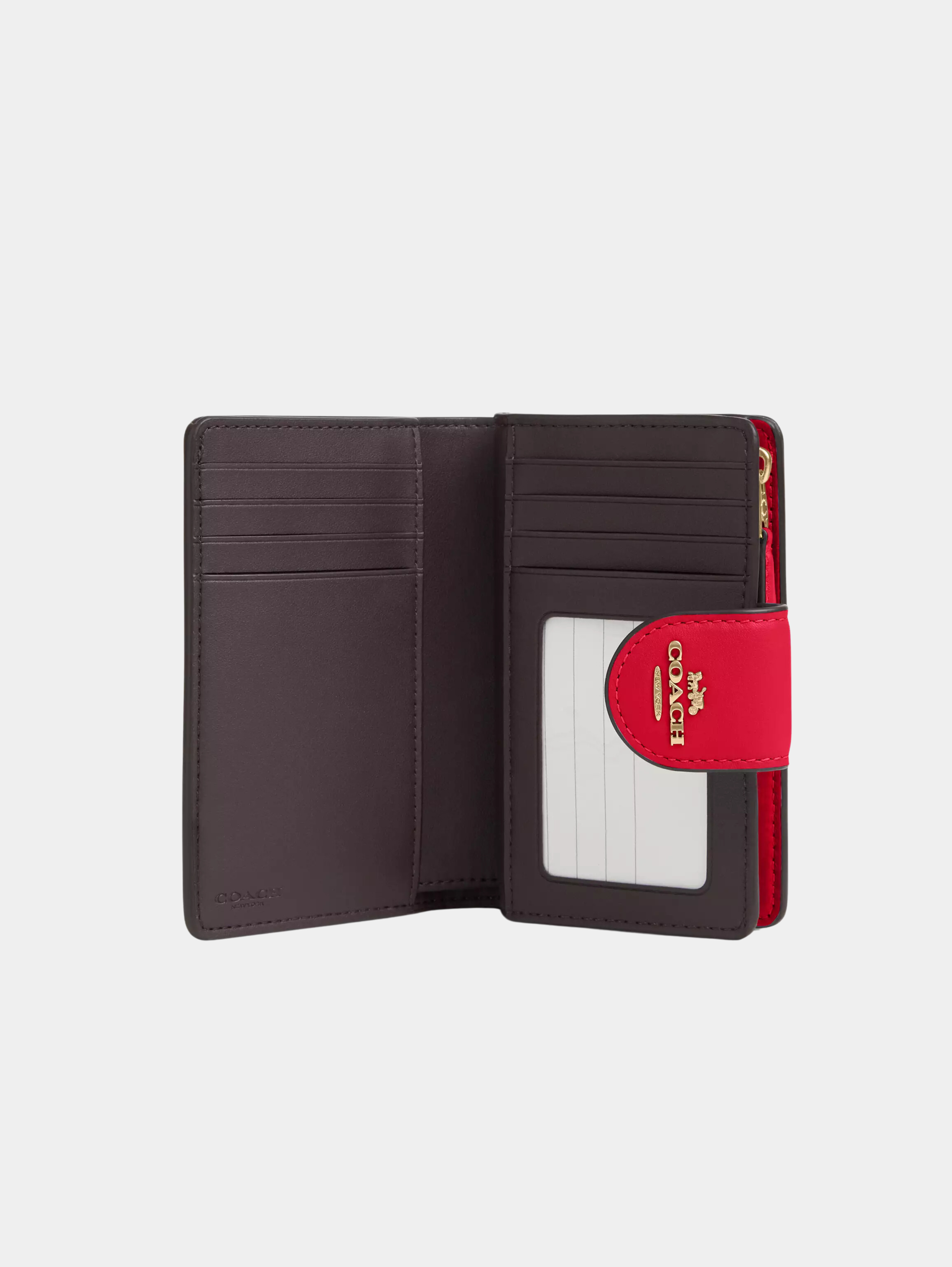 Medium Corner Zip Wallet In Signature Canvas