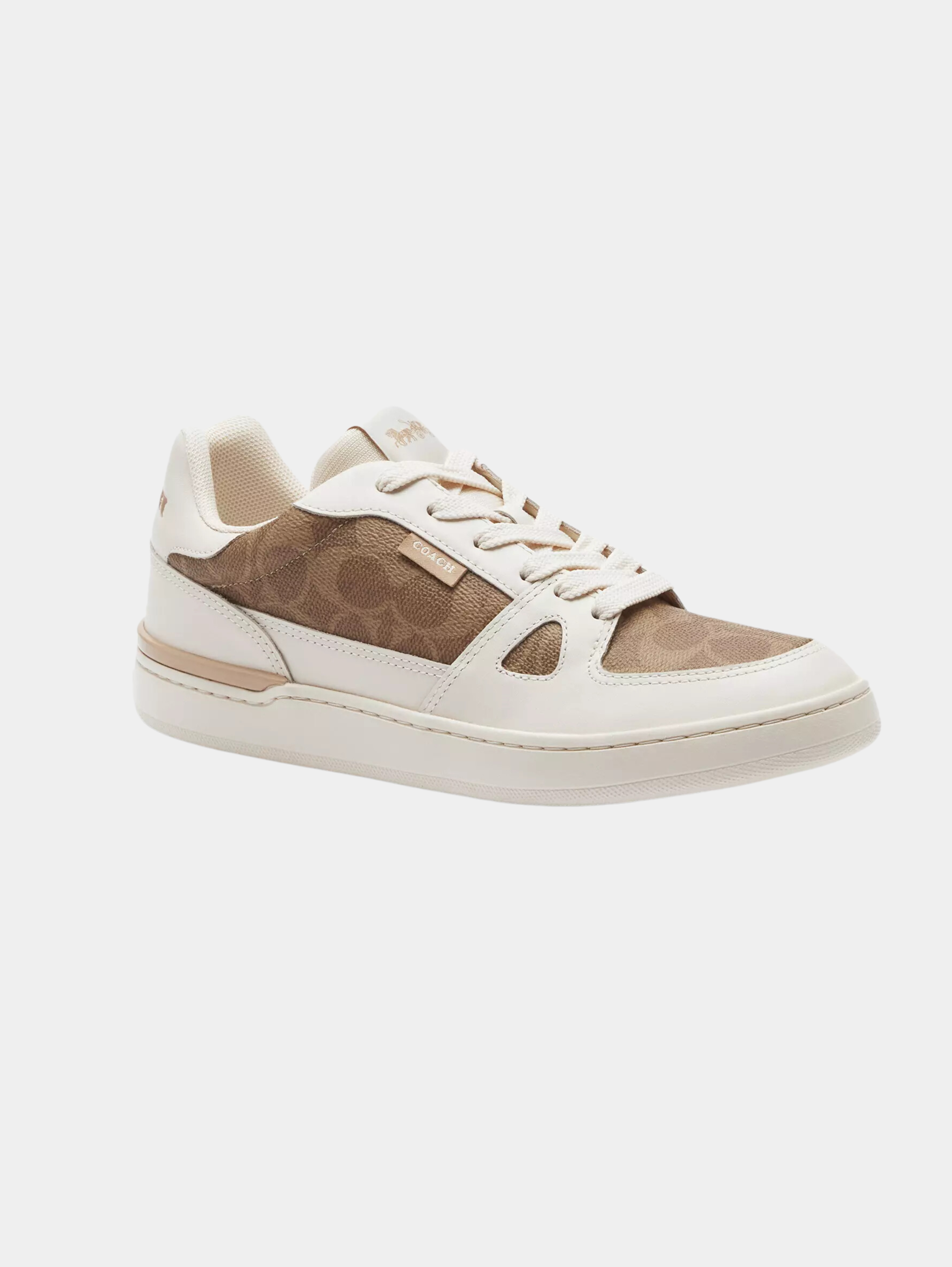 Clip Court Low Top Sneaker In Signature Canvas