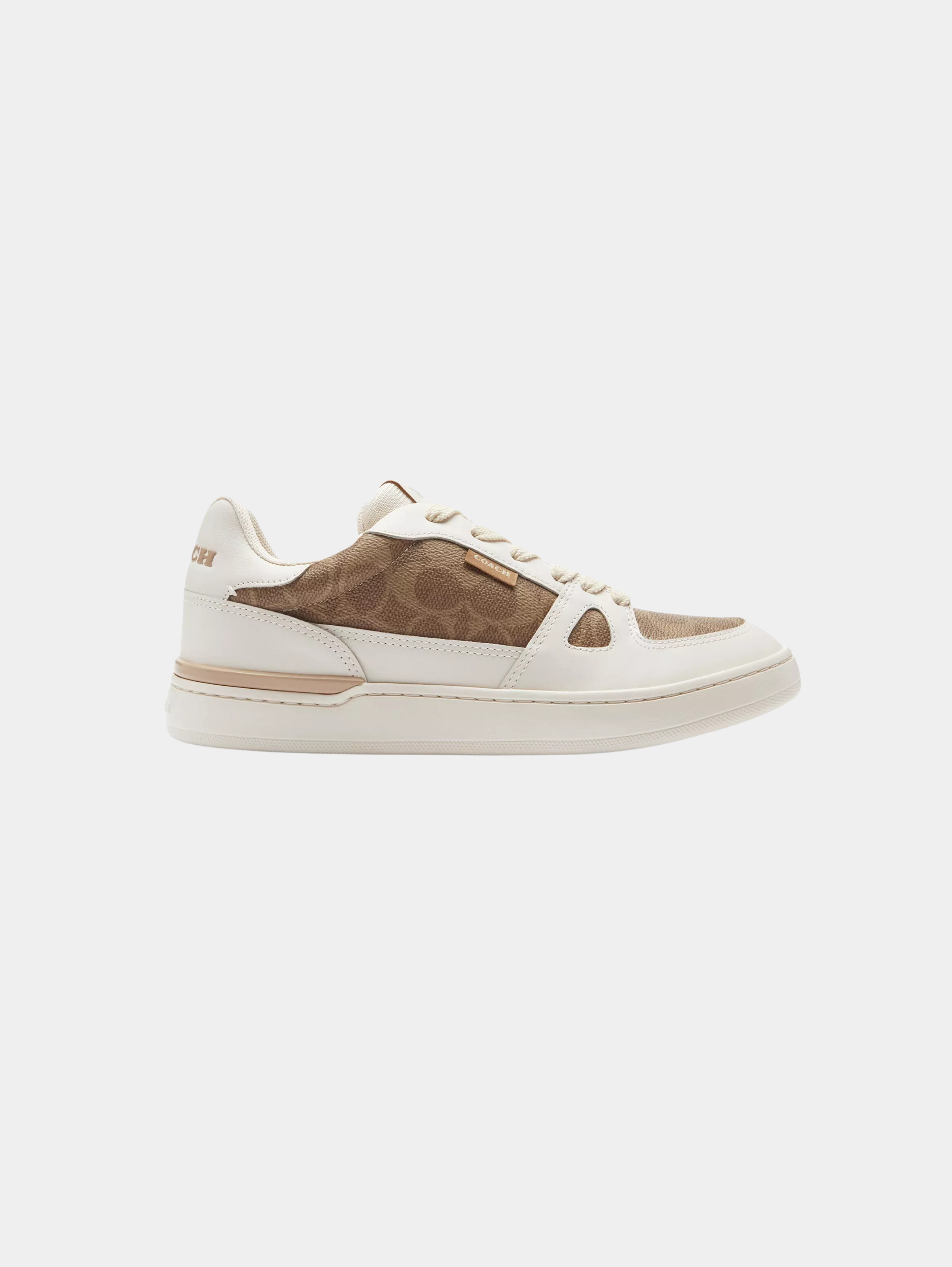 Clip Court Low Top Sneaker In Signature Canvas