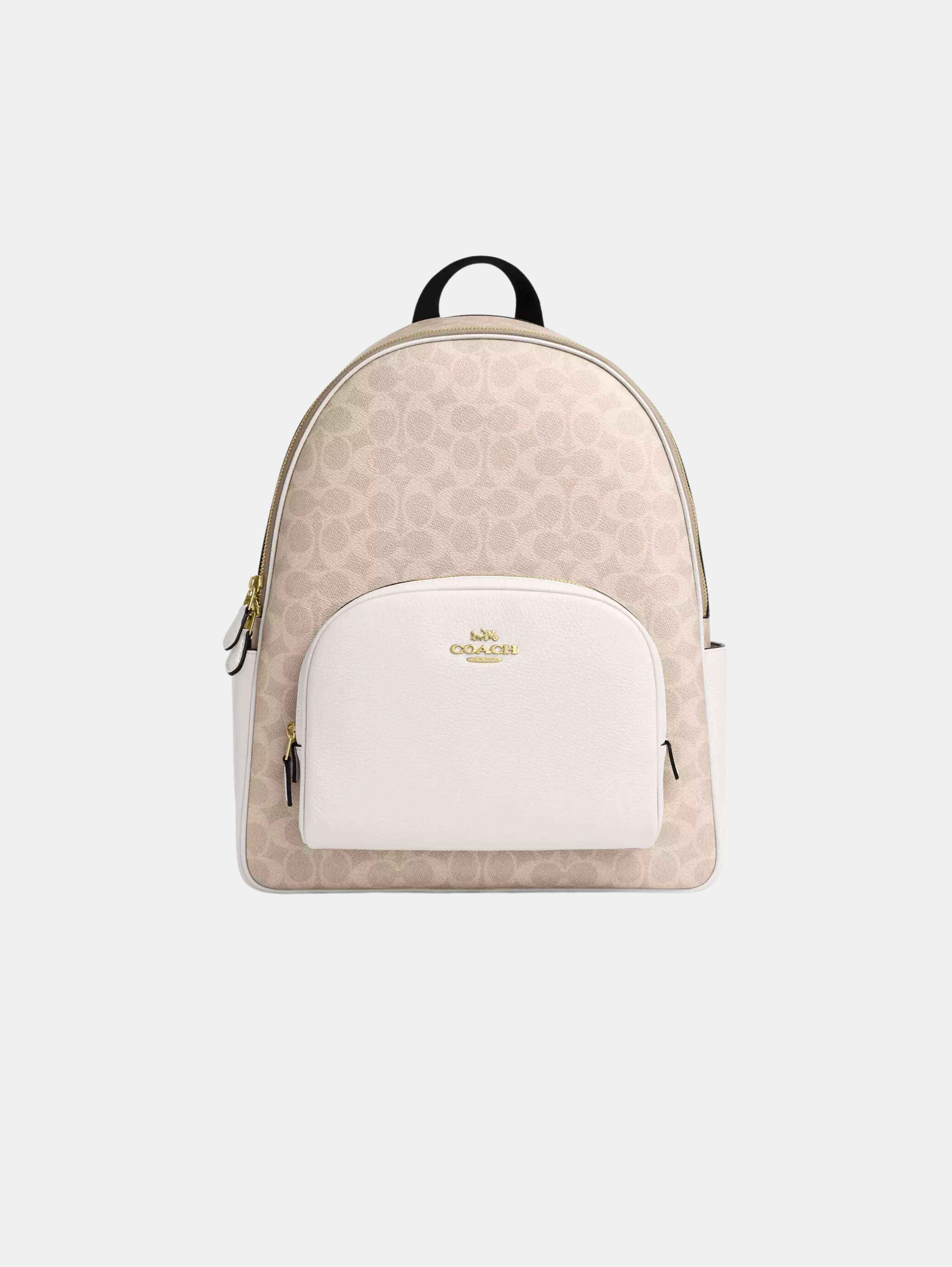 Large Court Backpack In Signature Canvas